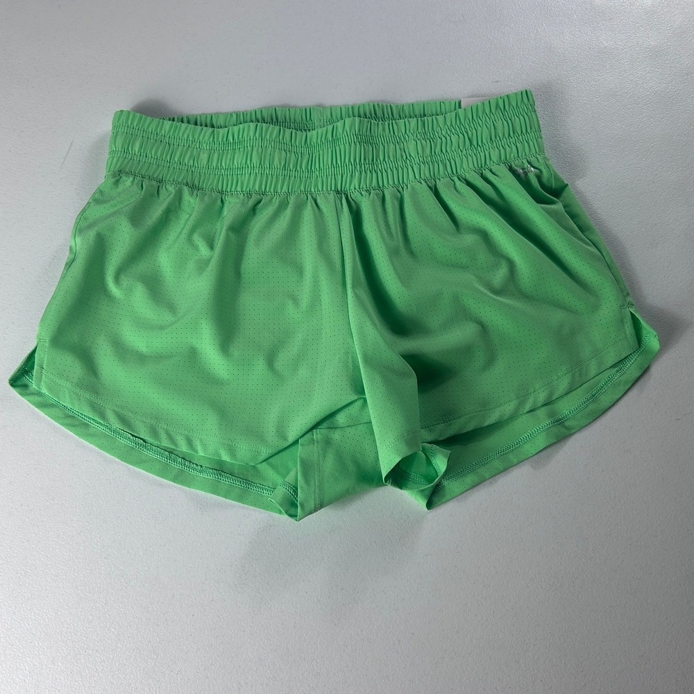 DSG Stride High Rise Running Shorts Womens Small Hyper Lime Green CKP9500CH NEW